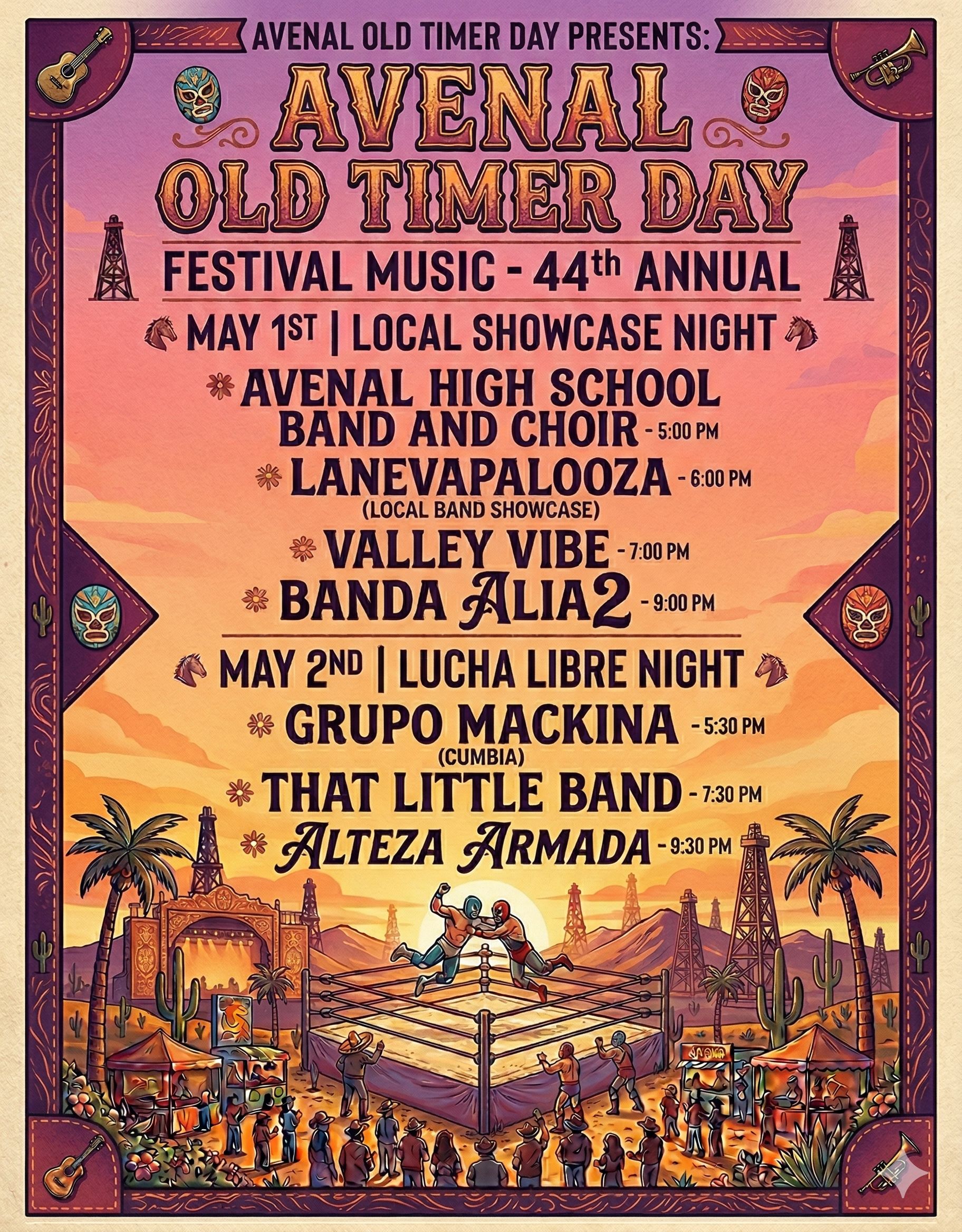 Old Timers Day Music Lineup